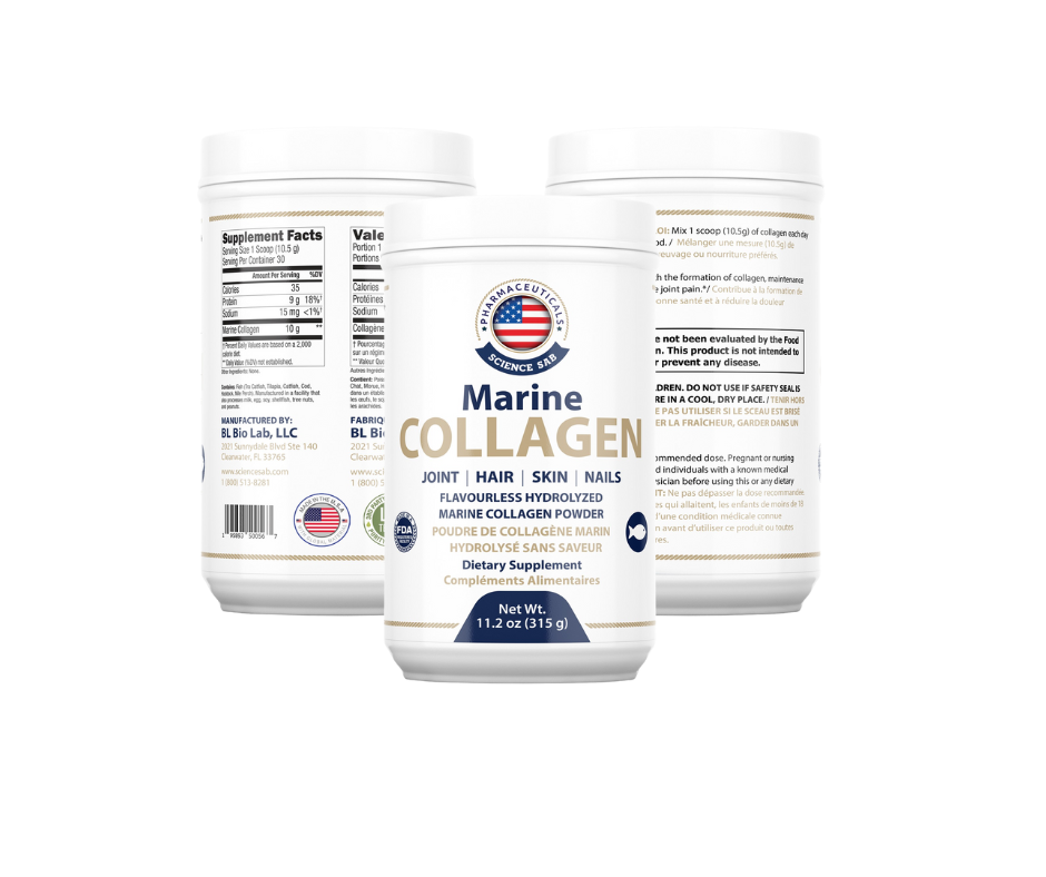 Collagène marin 100 % pur 3 (approvisionnement de 90 jours)